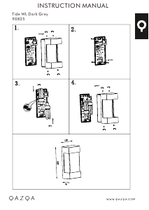 Hướng dẫn sử dụng Qazqa 91732 Tide H Đèn