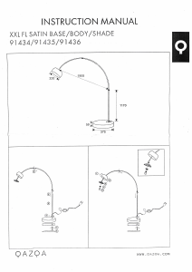 Mode d’emploi Qazqa 91753 XXL Lampe