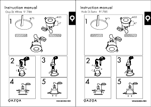 Mode d’emploi Qazqa 91786 Gap Lampe