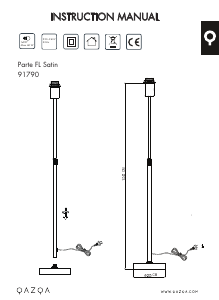 Mode d’emploi Qazqa 91790 Parte Lampe