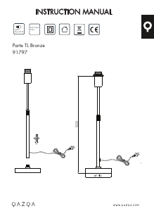 Mode d’emploi Qazqa 91797 Parte Lampe