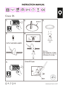 Manual Qazqa 91820 Cisco Lamp