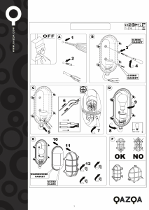 Mode d’emploi Qazqa 91852 Nautica 2 Lampe