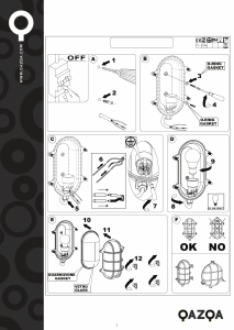 Manuale Qazqa 91856 Nautica Lampada