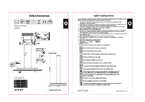 説明書 Qazqa 92033 Platina ランプ