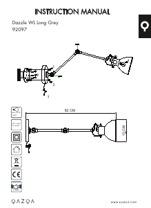 Manuale Qazqa 92097 Dazzle Lampada