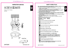 Manual Qazqa 92118 Yuma 31 Lampă