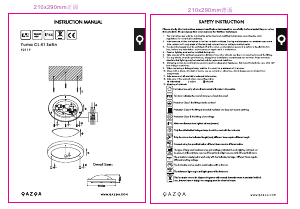 Kasutusjuhend Qazqa 92119 Yuma Lamp