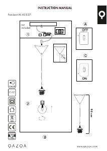 Mode d’emploi Qazqa 92450 Lampe