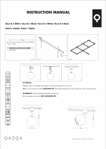 Manual de uso Qazqa 92820 Gissi Lámpara