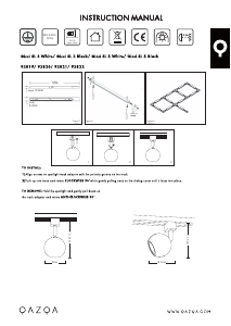 Bruksanvisning Qazqa 92822 Gissi Lampa