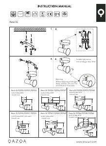 Manuale Qazqa 92941 Karin 3 Lampada