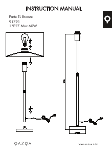 Kasutusjuhend Qazqa 93203 Parte Lamp