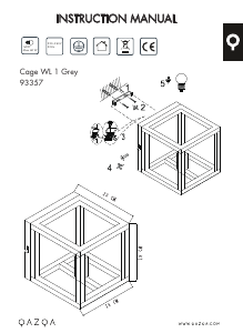 Mode d’emploi Qazqa 93357 Lampe