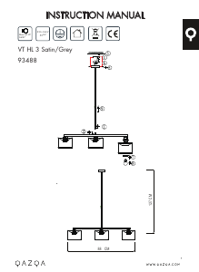 Mode d’emploi Qazqa 93488 Lampe