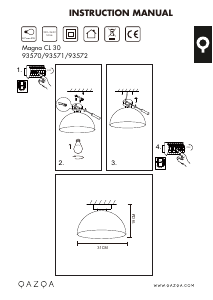 Kasutusjuhend Qazqa 93571 Magna Basic Lamp