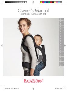 사용 설명서 Babybjorn One 아기띠