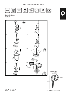 Manual de uso Qazqa 93621 Basic Lámpara