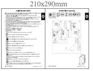 Manual Qazqa 93901 Emmerald 1 Lampă