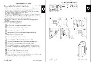 Manual Qazqa 93903 Emmerald 1 Candeeiro