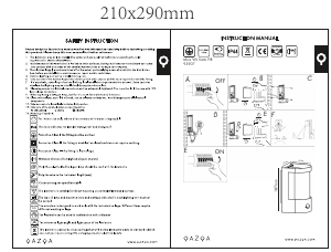 Mode d’emploi Qazqa 93907 Mira Lampe