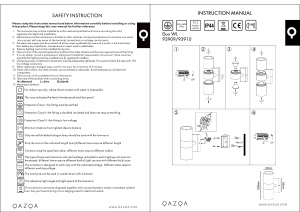 説明書 Qazqa 93909 Duo ランプ