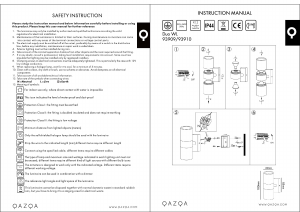 説明書 Qazqa 93910 Duo ランプ