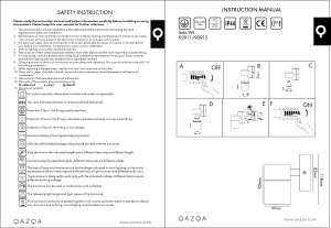 Mode d’emploi Qazqa 93911 Solo Lampe