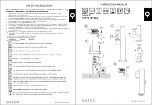 Manual Qazqa 93928 Solo Lampă