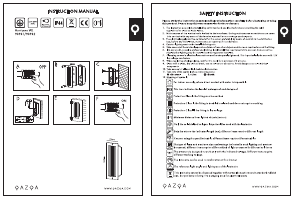 Mode d’emploi Qazqa 93931 Hurricane Lampe