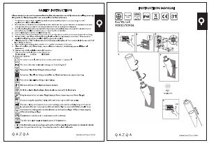 Manual de uso Qazqa 93936 Rox Lámpara