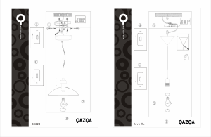 Manual Qazqa 94140 Cappo 1 Candeeiro
