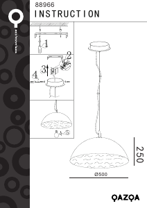 Mode d’emploi Qazqa 94506 Magna Classic Lampe