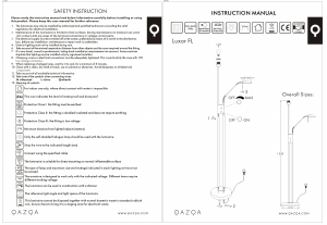 Mode d’emploi Qazqa 94589 Luxor Lampe