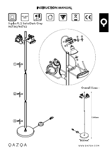 Mode d’emploi Qazqa 94736 SUplux Lampe