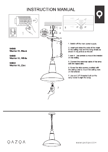 Brugsanvisning Qazqa 94848 Warrior Lampe