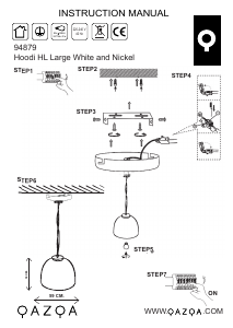 Manual Qazqa 94879 Hoodi Lampă