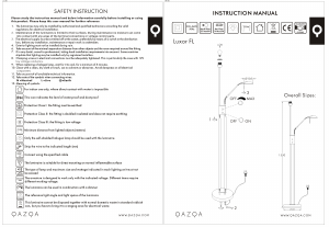 Manuale Qazqa 95044 Luxor Lampada