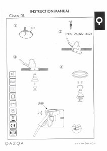 说明书 Qazqa 95608 Cisco 灯