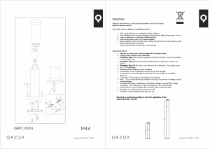 Посібник Qazqa 95674 Rox Лампа