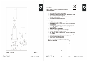 说明书 Qazqa 95676 Rox 灯