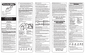 Manual de uso Proctor Silex 17175 Plancha