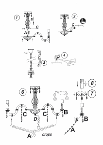 説明書 Qazqa 95882 Marie Theresa ランプ