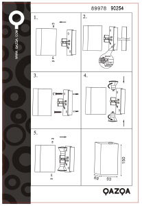 Bruksanvisning Qazqa 96090 Baleno II Lampa