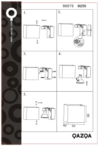 説明書 Qazqa 96098 Baleno I ランプ