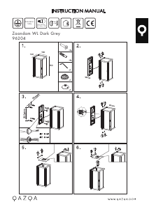 説明書 Qazqa 96204 Zaandam ランプ