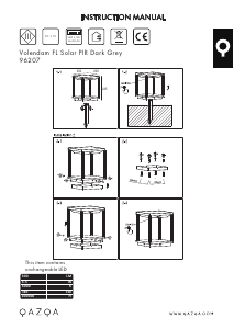 Mode d’emploi Qazqa 96207 Volendam Lampe