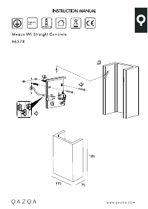 Mode d’emploi Qazqa 96578 Meaux Lampe