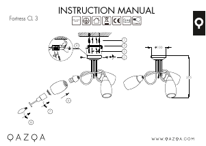 Manual de uso Qazqa 96628 Fortress Lámpara