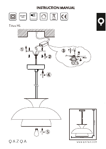 Bruksanvisning Qazqa 96632 Titus Lampa